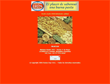 Tablet Screenshot of pastasirpa.com.ar